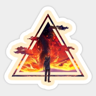 The Fire (Upright) Sticker